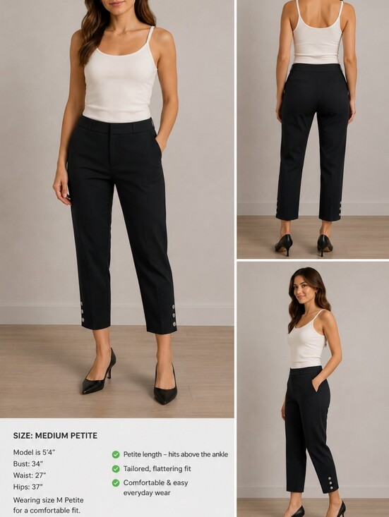 Northern Reflections Pants - 🖤 Northern Reflection Black Dress Pants – Size M Petite | Think Climate